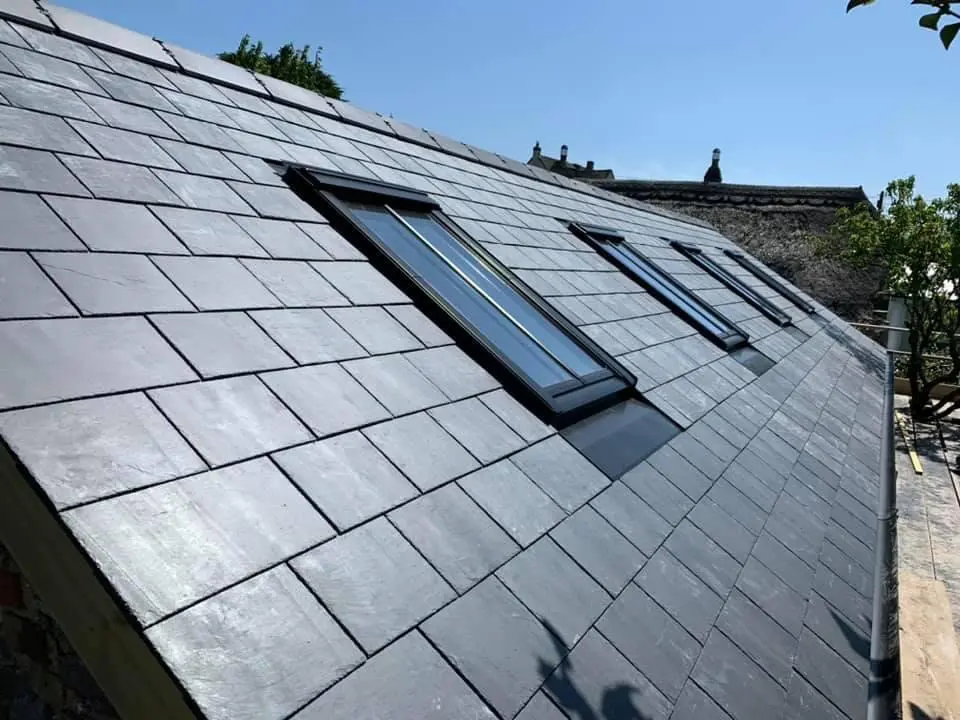 Slate Roof and Windows